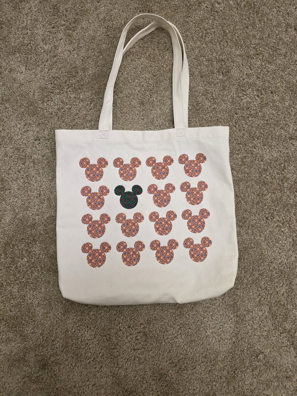 Disney x Vera Bradley Canvas Tote Bag - Mickey Mouse Print - Used Once
